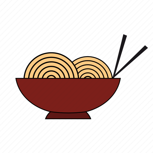 Bowl, chopstick, food, noodle, pasta, cook icon - Download on Iconfinder