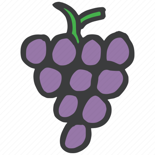Food, fruit, grapes, healthy, wine, eat icon - Download on Iconfinder