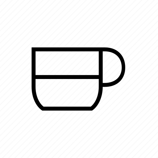 Coffee, cup, drink, half, size icon - Download on Iconfinder