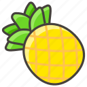 1f34d, pineapple