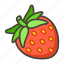 1f353, strawberry 