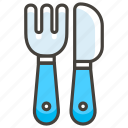 1f374, and, fork, knife