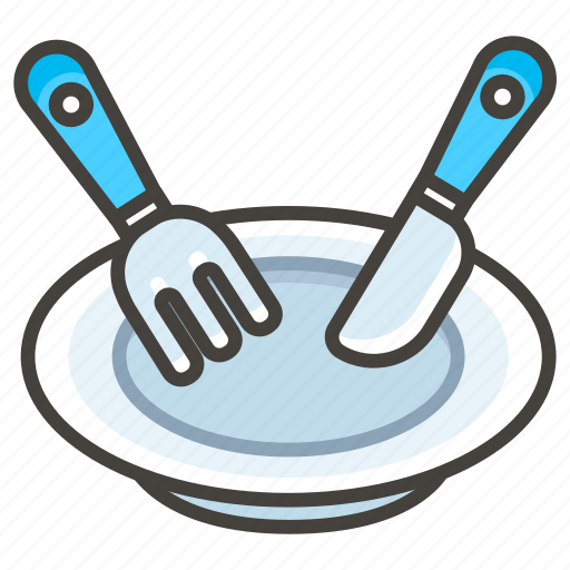 1f37d, and, fork, knife, plate, with icon - Download on Iconfinder