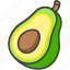 1f951, avocado 