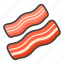 1f953, bacon 