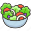 1f957, green, salad 