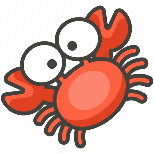 1f980, crab icon - Download on Iconfinder on Iconfinder
