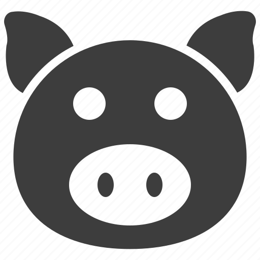 Animal, pet pig, pig, pig face, piglet icon - Download on Iconfinder