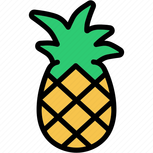 Ananas, food, fruit, pineapple, sweet icon - Download on Iconfinder