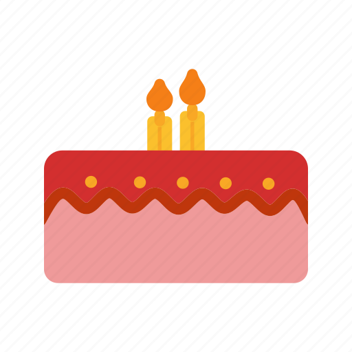Baked, bakery, birthday, cake, candles, dessert, sweet icon - Download on Iconfinder