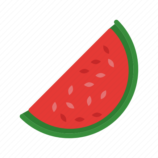 Food, fruit, juicy, melon, slice, summer, watermelon icon - Download on Iconfinder