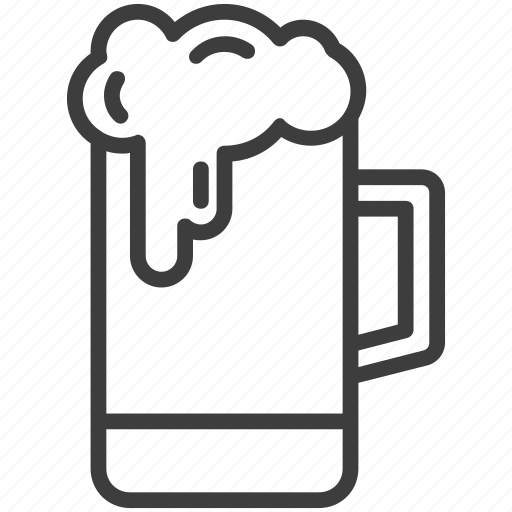 Beer mug, beer pint, beer stein, beer tankard, pint glass icon - Download on Iconfinder