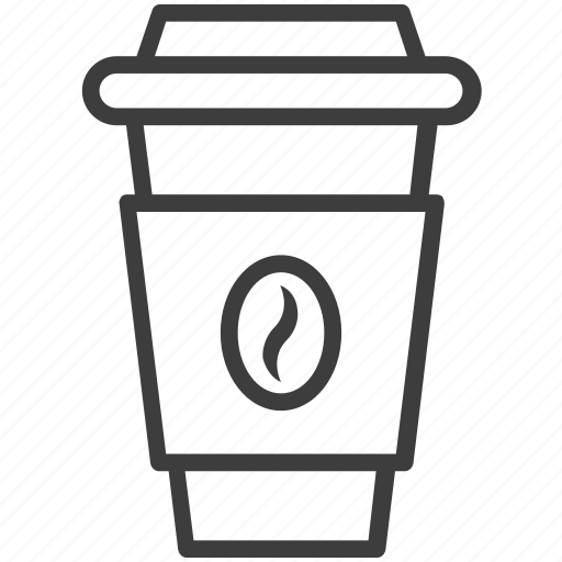 Coffee, coffee cup, disposable cup, paper cup, take away coffee icon - Download on Iconfinder