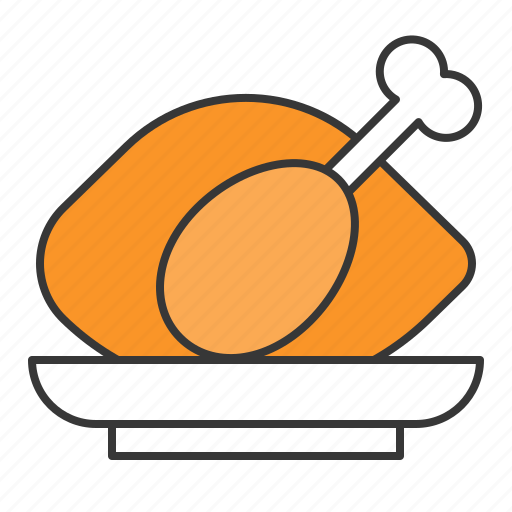 Chicken, cooking, cuisine, food, menu, restaurant, roast chicken icon - Download on Iconfinder