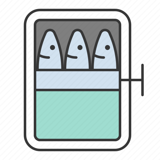Canned fish, cuisine, fish, food, meal, canned, canned food icon - Download on Iconfinder