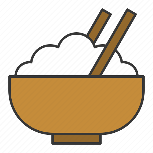 Cuisine, food, meal, restaurant, rice, rice bowl icon - Download on Iconfinder