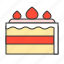 cake, cuisine, dessert, food, restaurant, strawberry cake, sweets 