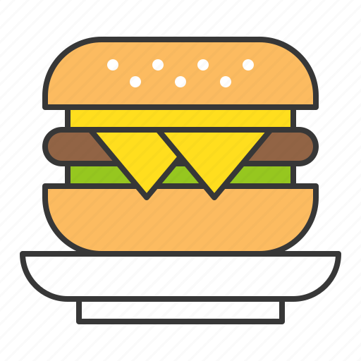 Cuisine, fast food, food, junk food, meal, restaurant, hamburger icon - Download on Iconfinder