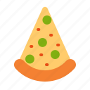 pizza, slice, cheese