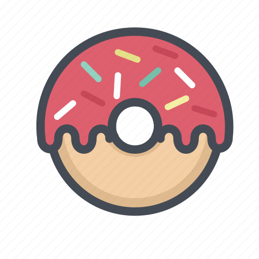 Donut, bakery, cooking, doughnut, food, restaurant, snack icon - Download on Iconfinder