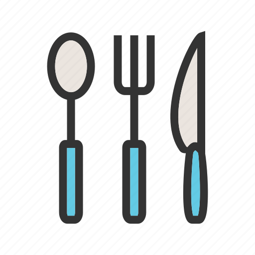 Crockery, spoon, cutlery, knife icon - Download on Iconfinder