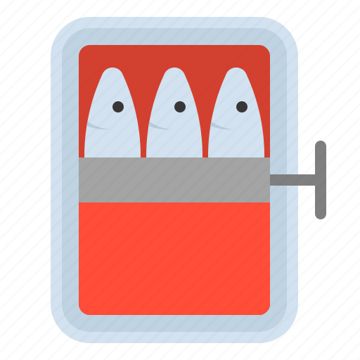 Canned, canned fish, canned food, fish, food, meal icon - Download on Iconfinder