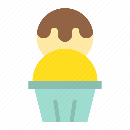 Dessert, food, ice, ice cream, sweets, vanilla icon - Download on Iconfinder