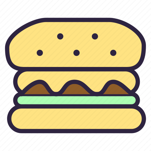 Burger, cheeseburger, food, sandwich, toast, bread, meal icon - Download on Iconfinder