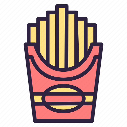Fastfood, food, french, fried potatoes, fries, potatoes, roast icon - Download on Iconfinder