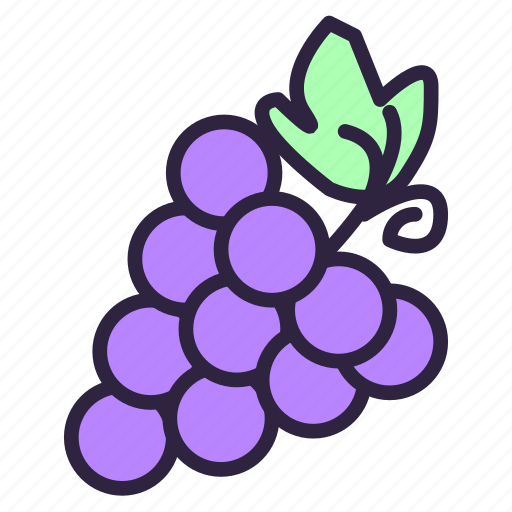 Bunch, bunch of grapes, cluster of grapes, food, fruit, grape, healthy icon - Download on Iconfinder