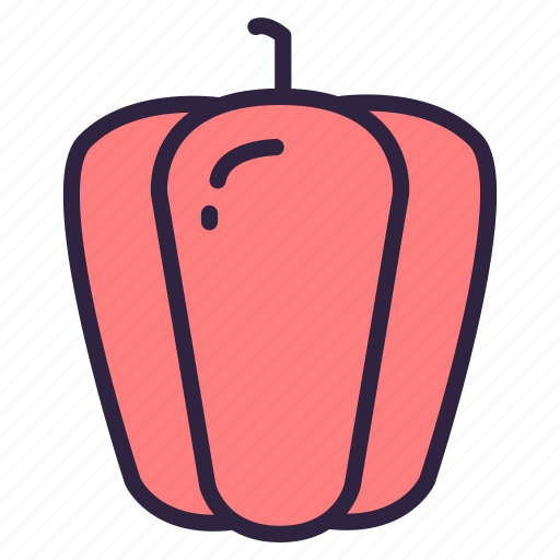 Bell pepper, food, paprika, pepper, vegetable icon - Download on Iconfinder