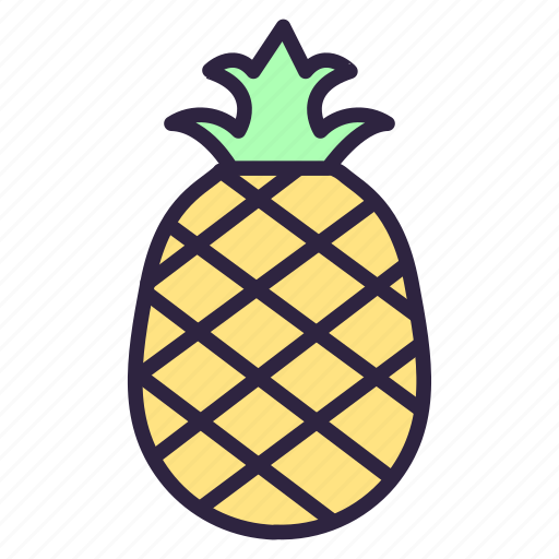 Ananas, food, fruit, pine, pineapple, dessert, healthy icon - Download on Iconfinder