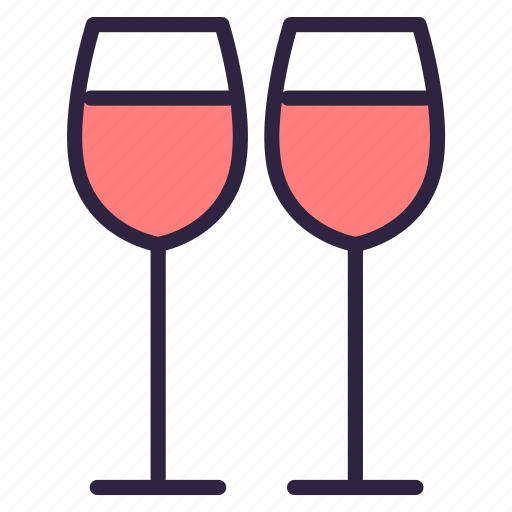 Alcohol, drink, food, wine, wineglass icon - Download on Iconfinder
