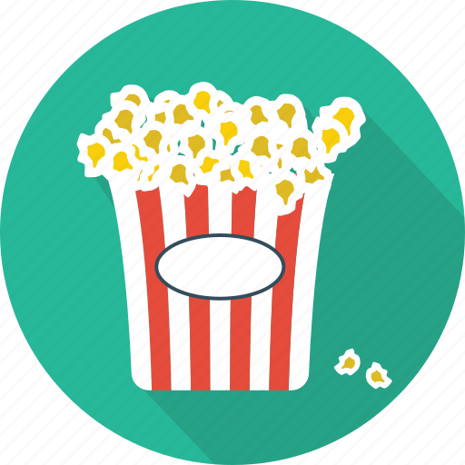 Popcorn, cinema, entertainment, food, movie, pop corn, restaurant icon - Download on Iconfinder