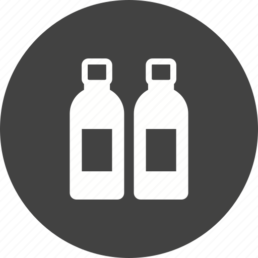 Beer, bottle, bottles, drink, glass, two, water icon - Download on Iconfinder