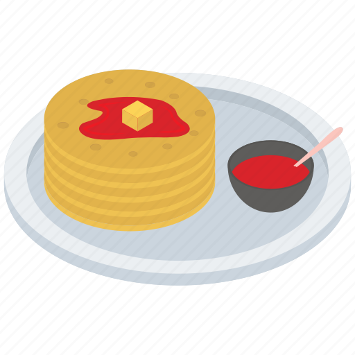 Breakfast cake, griddle cake, maple sauce, pancake, syrup pancake icon - Download on Iconfinder