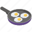 appetizing dish, breakfast, eggs pan, fried eggs, fried eggs pan 