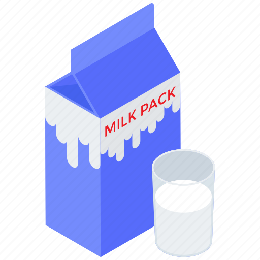 Milk box, milk carton, milk container, milk pack, milk pack container, package food, preserved milk icon - Download on Iconfinder