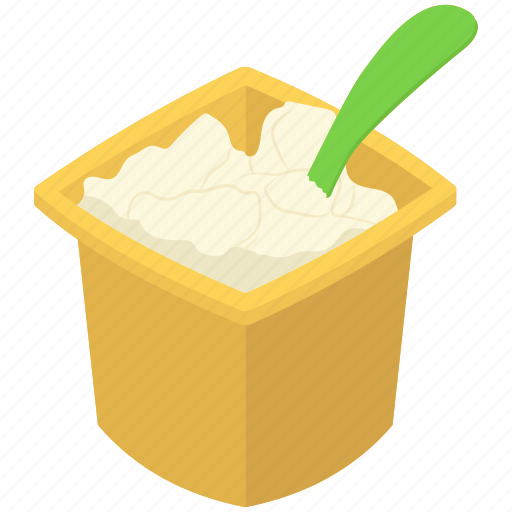 Crud, dairy product, milk base product, plain yogurt, plain yogurt bowl icon - Download on Iconfinder