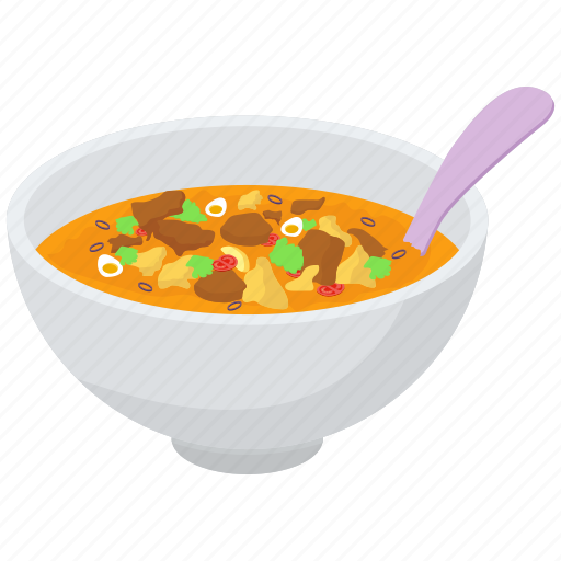 Massaman curry bowl, red curry, thai cuisine, thai dish, thai food icon - Download on Iconfinder
