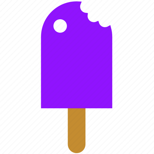 Bitten, bitten popsicle, fruity, ice cream, popsicle, summertime, sweet icon - Download on Iconfinder