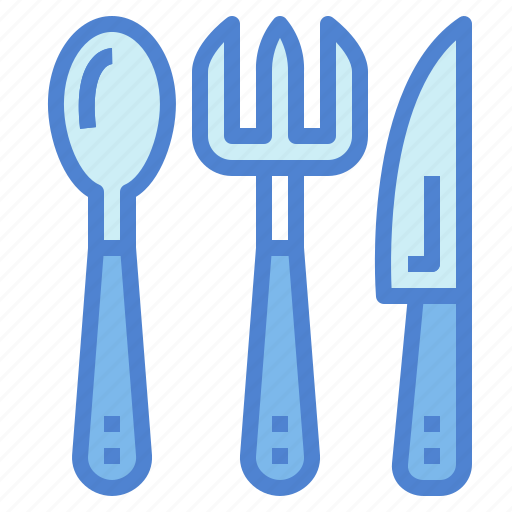 Cutlery, fork, knife, spoon icon - Download on Iconfinder