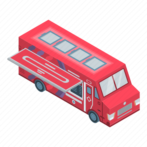 Business, car, cartoon, food, isometric, meat, truck icon - Download on Iconfinder