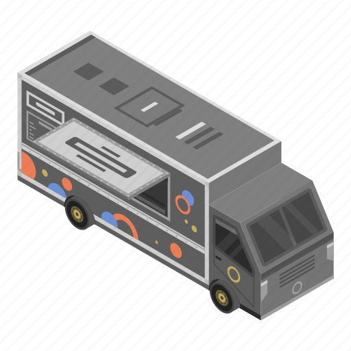 Business, car, cartoon, food, isometric, sweet, truck icon - Download on Iconfinder