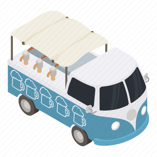 Beer, business, car, isometric, truck icon - Download on Iconfinder