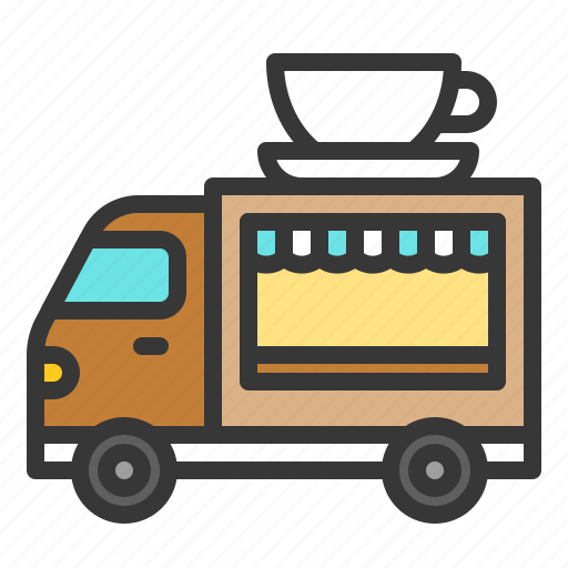 Beverage, coffee, drinks, food, shop, truck icon - Download on Iconfinder