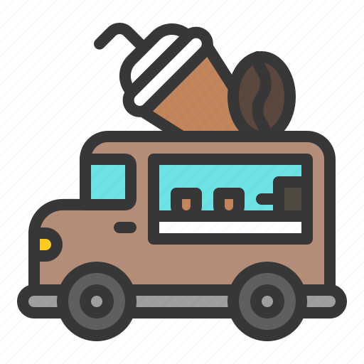Beverage, coffee, drinks, food, shop, truck icon - Download on Iconfinder