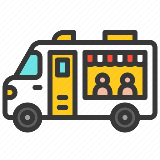 Commerce, fast food, food, shop, transport, truck icon - Download on Iconfinder