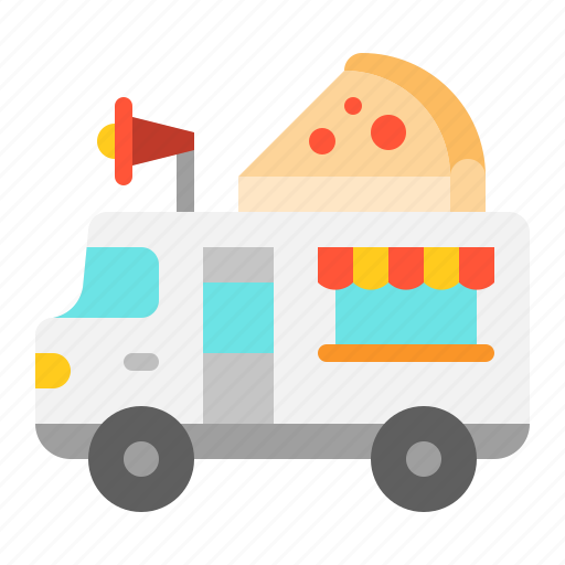 Food, italian, pizza, truck icon - Download on Iconfinder