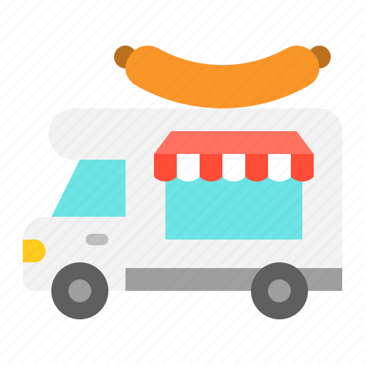 Food, meat, sausage, shop, truck icon - Download on Iconfinder